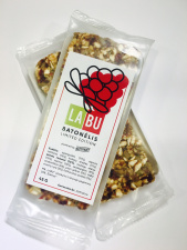 LABU batonėlis "Avietė" powered by NuttyNuff, 45 g