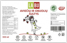 Aviečių ir obuolių sultys LABU, 300 ml