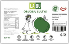 Obuolių sultys LABU, 300 ml